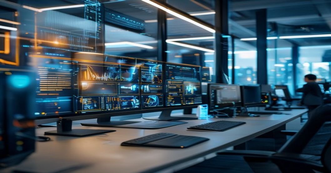 Dashboard de controles de governança de IA corporativa para empresas